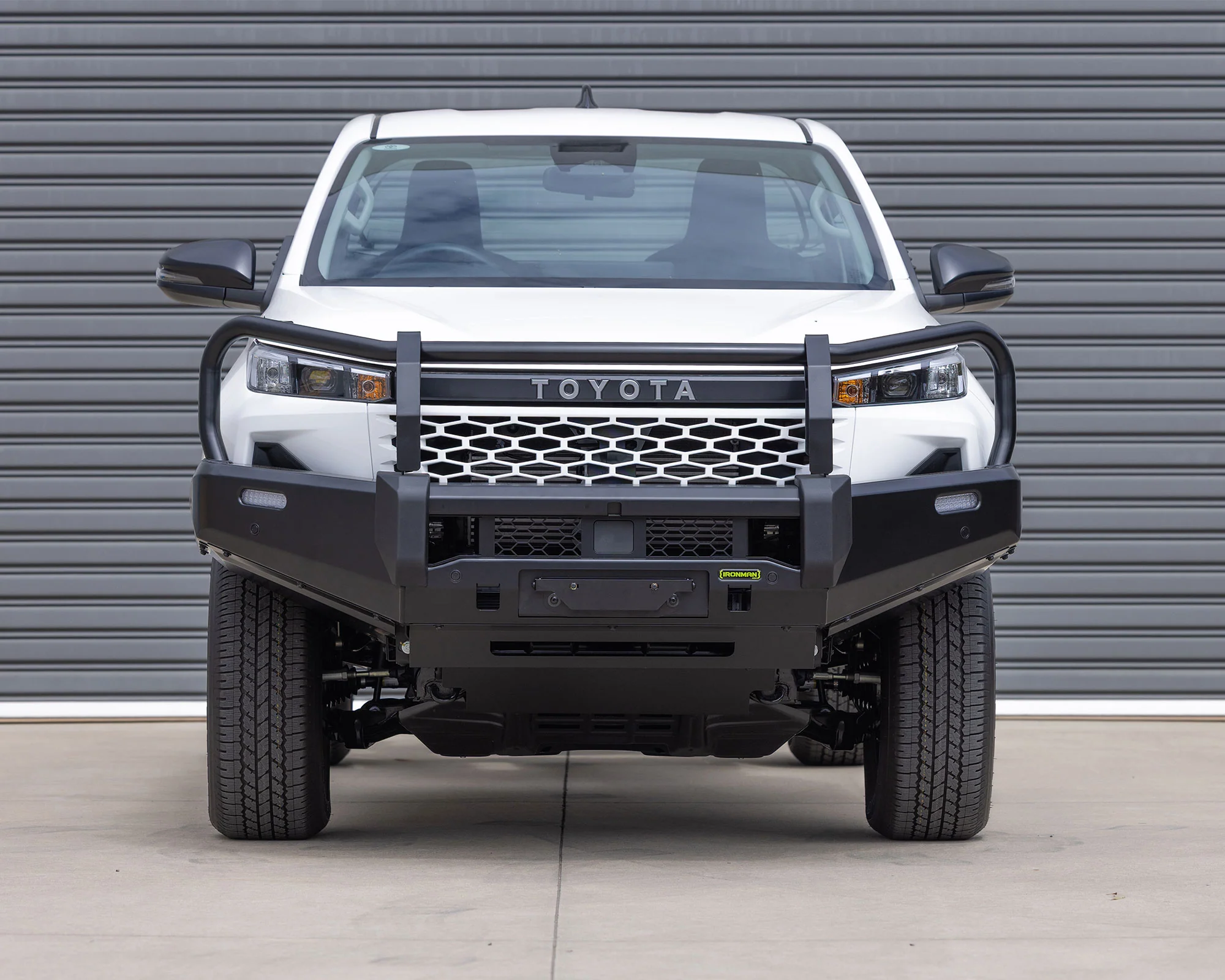 ACM Commercial Bull Bar fitted to a 4WD